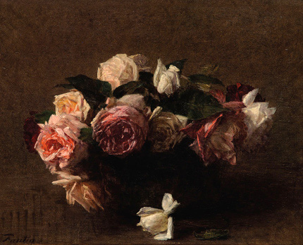 Henri Fantin-Latour Fleurs roses, sin fecha